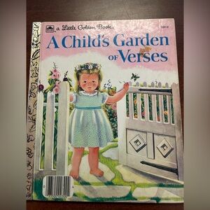 Vintage Little Golden Book A Child’s Garden of Verses Robert Louis Stevenson